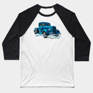 1936 Ford Deluxe Model 67 Pickup Truck Baseball T-Shirt